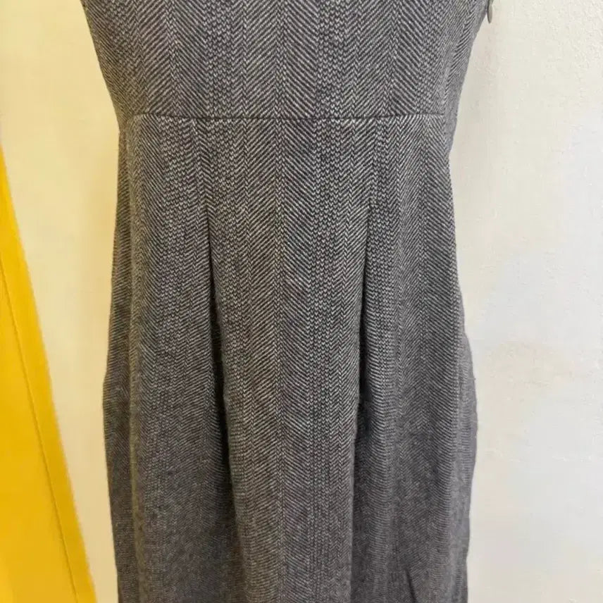 [BUNJANG] A.T.E. Vanessa Bruno Wool Bustier Layered Dress / 아떼 바네사브루노 울 뷔스티에 원피스 38 / 레이어드 원피스