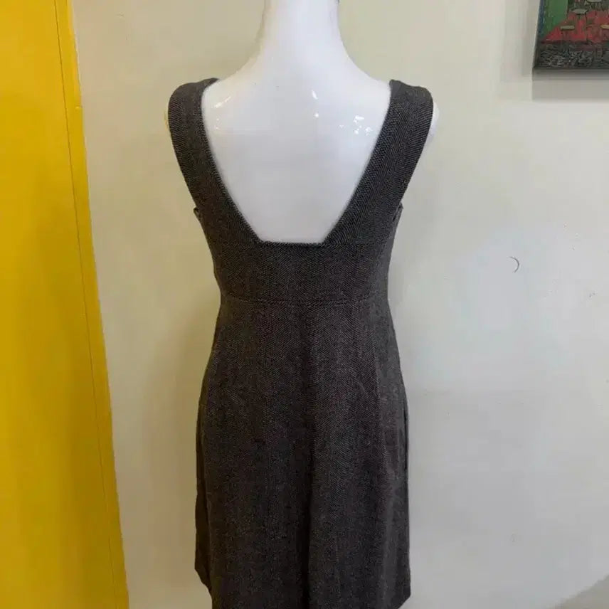 [BUNJANG] A.T.E. Vanessa Bruno Wool Bustier Layered Dress / 아떼 바네사브루노 울 뷔스티에 원피스 38 / 레이어드 원피스