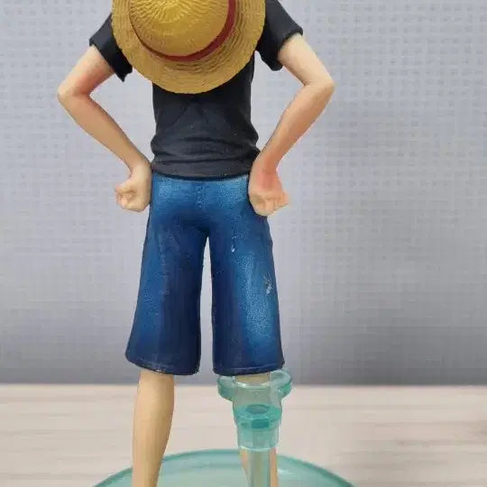[BUNJANG] One Piece Monkey D. Luffy T-Shirt Figure / 원피스 루피 피규어 검정티셔츠