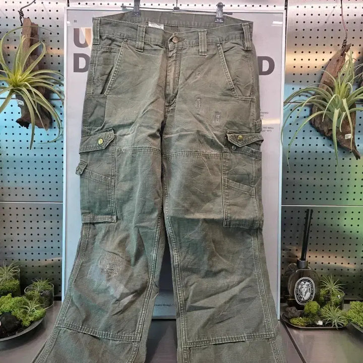 [BUNJANG] Carhartt Repair Ripstop Cargo Work Pants / 칼하트 리페어 립스탑 카고 워크 팬츠