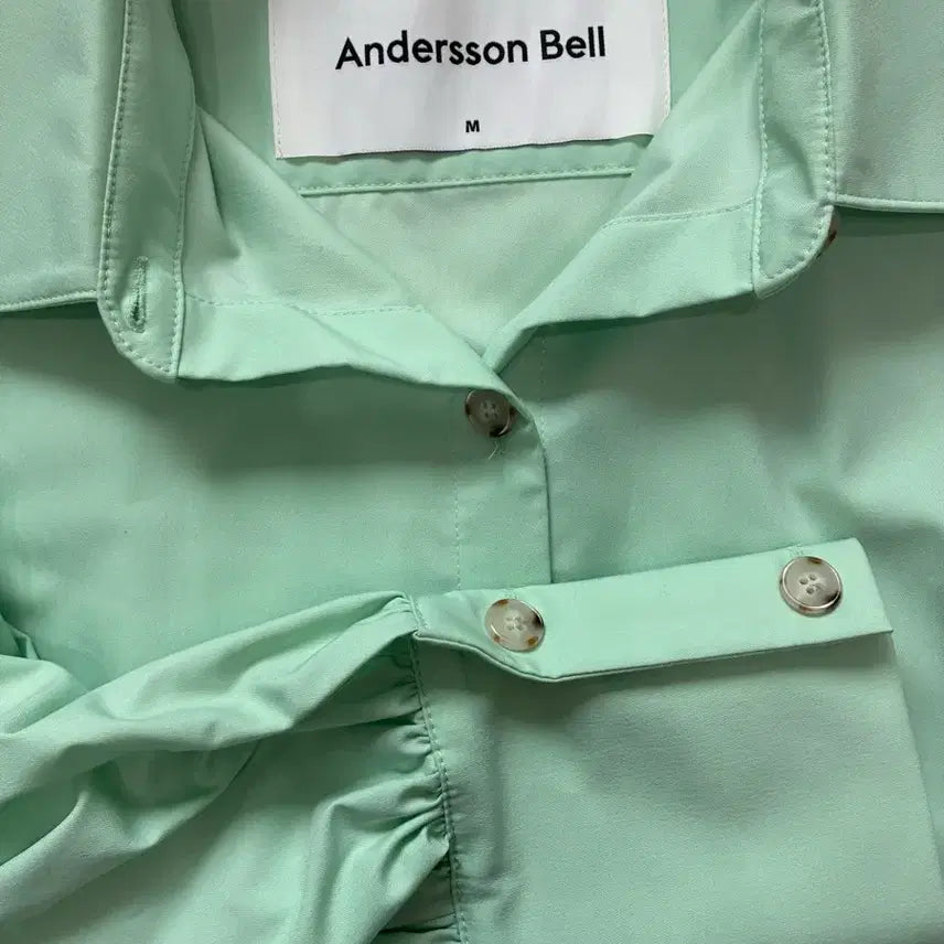 [BUNJANG] Andersson Bell Mint Green Oversized Shirt / 앤더슨벨 민트 그린 오버핏 셔츠