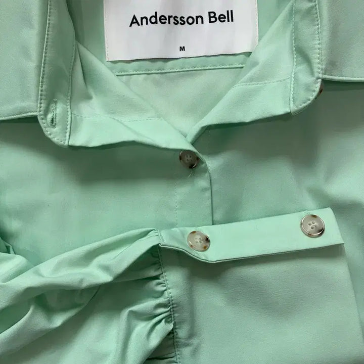 [BUNJANG] Andersson Bell Mint Green Oversized Shirt / 앤더슨벨 민트 그린 오버핏 셔츠