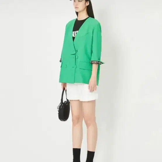 [SOLD OUT] 23ss  Lucky chouette 럭키슈에뜨 린넨 자켓
