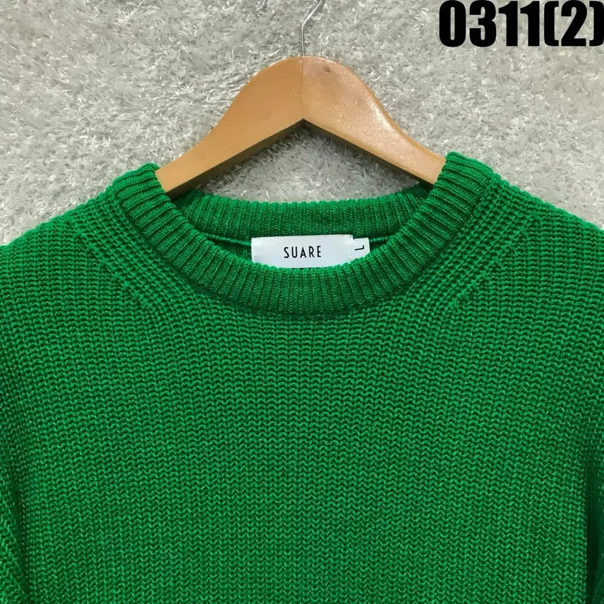 [SOLD OUT] SUARE 그린 니트 스웨터 L