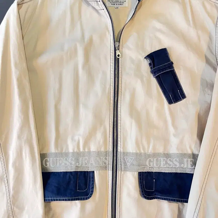[BUNJANG] Guess Jeans Hooded Zip-Up Jacket / 게스 진스 후드 집업 자켓 (한국제)