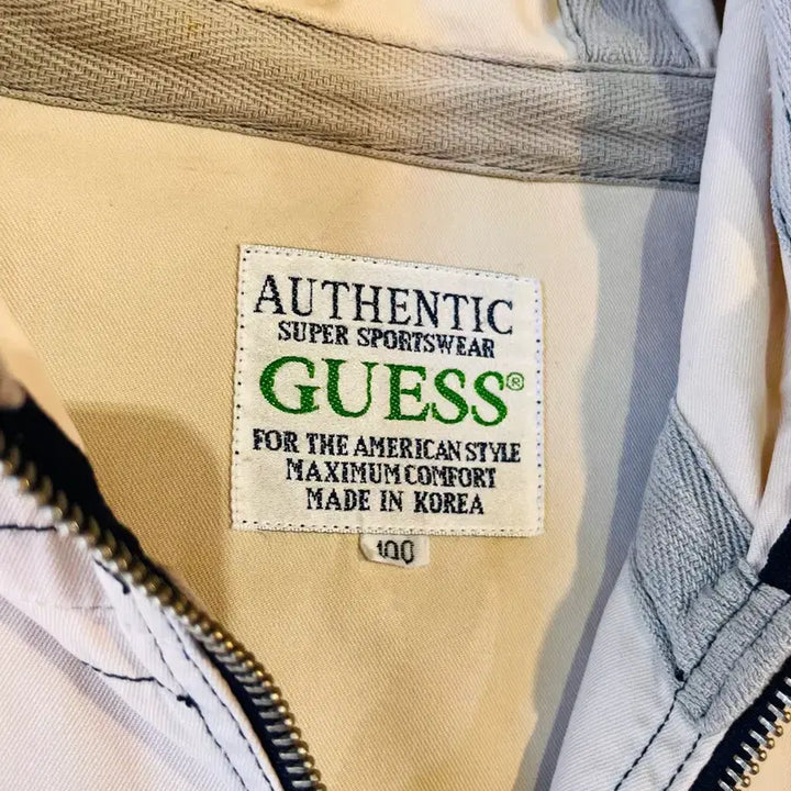 [BUNJANG] Guess Jeans Hooded Zip-Up Jacket / 게스 진스 후드 집업 자켓 (한국제)