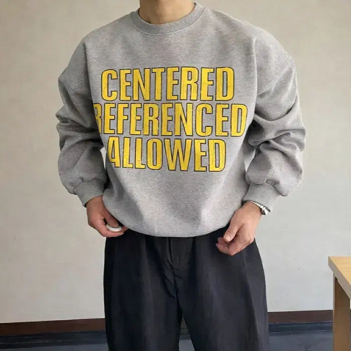 [BUNJANG] Mond Vintage Double Layer Oversized Sweatshirt / 남자 빈티지 이중지 합포 오버핏 맨투맨 3컬러