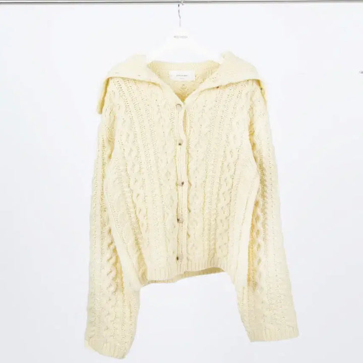 [BUNJANG] OneLog High Neck Button Cardigan / [새상품]원로그 하이넥 버튼 가디건