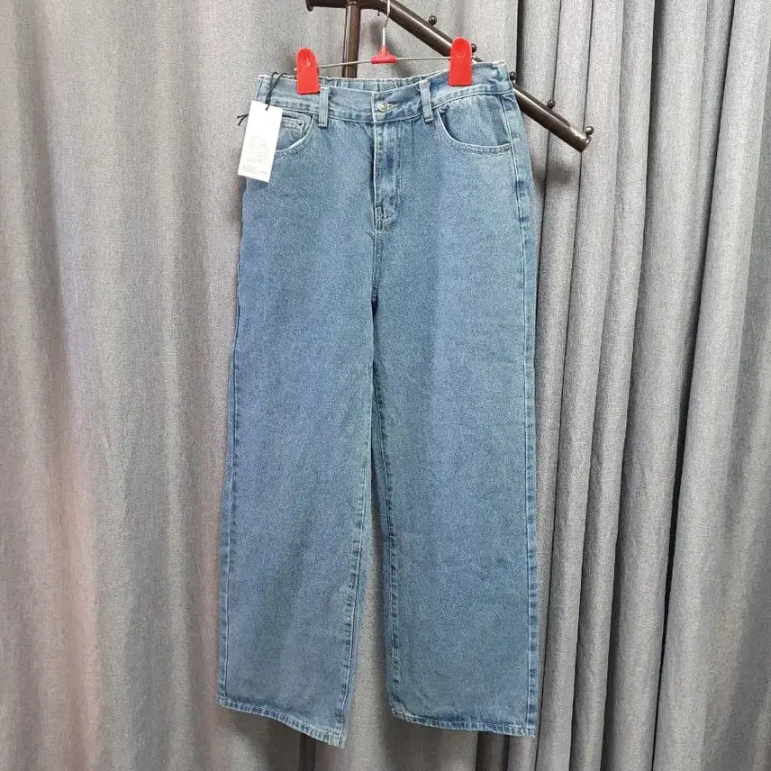 [BUNJANG] Washing Wide Denim Pants / L워싱 와이드 데님
