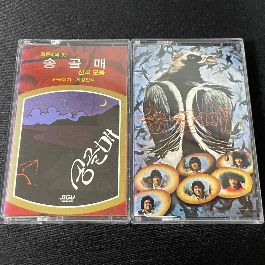 [BUNJANG] Songgolmae 1st &amp; 2nd Album Cassette Tape Bundle / 송골매 1집 2집 카세트 테이프