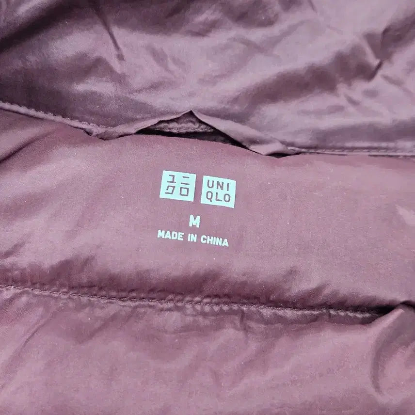 [BUNJANG] Uniqlo Lightweight Padded Jacket Burgundy Women&