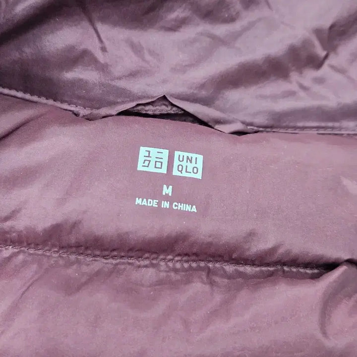 [BUNJANG] Uniqlo Lightweight Padded Jacket Burgundy Women&