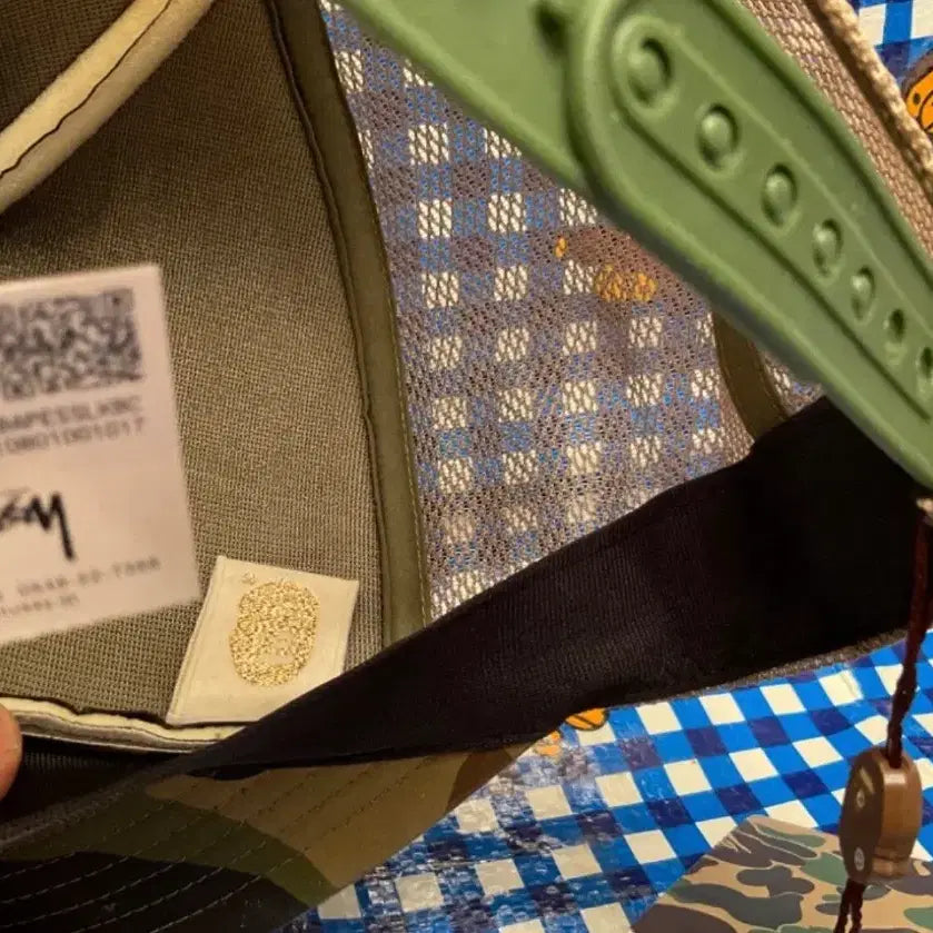 [BUNJANG] Stussy x BAPE 30th Anniversary Camo Mesh Cap / 스투시x베이프 30주년 카모 메쉬캡 트러커