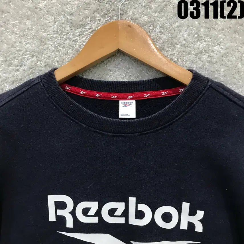 [SOLD OUT] 리복 빅 로고 네이비 맨투맨 티셔츠 m