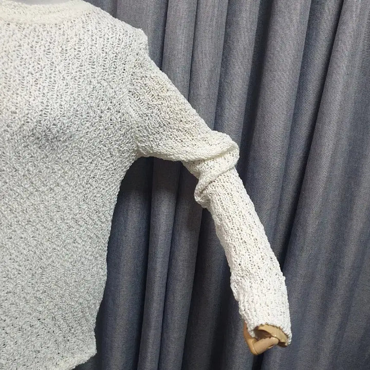 [BUNJANG] Afternoon Woven Spring Knit / 에프터눈 짜임 봄니트