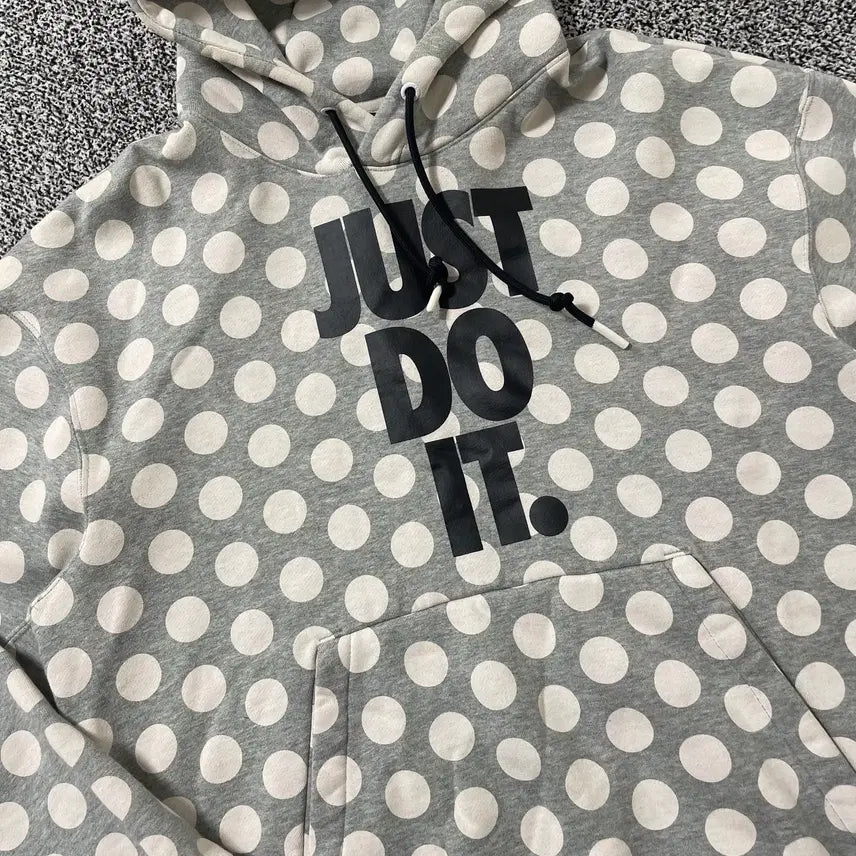 [SOLD OUT] 빈티지9. 나이키 NSW 도트 그레이 풀오버 후드티 후디 모리걸