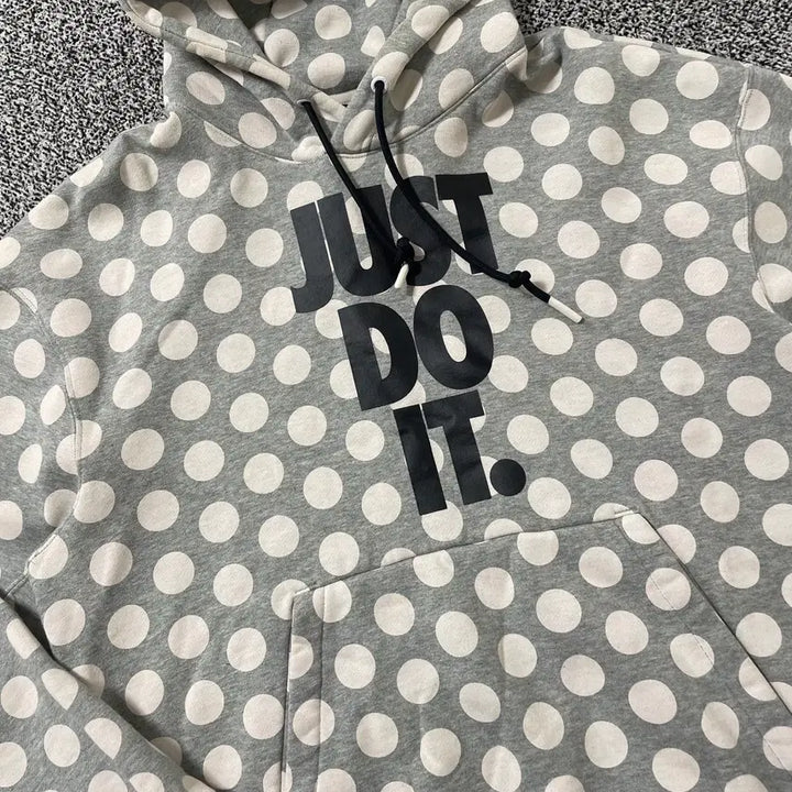 [SOLD OUT] 빈티지9. 나이키 NSW 도트 그레이 풀오버 후드티 후디 모리걸
