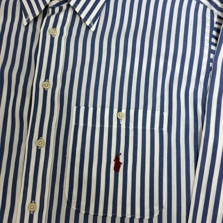 [SOLD OUT] 랄프로렌 스트라이프 긴팔 셔츠 남방 XL