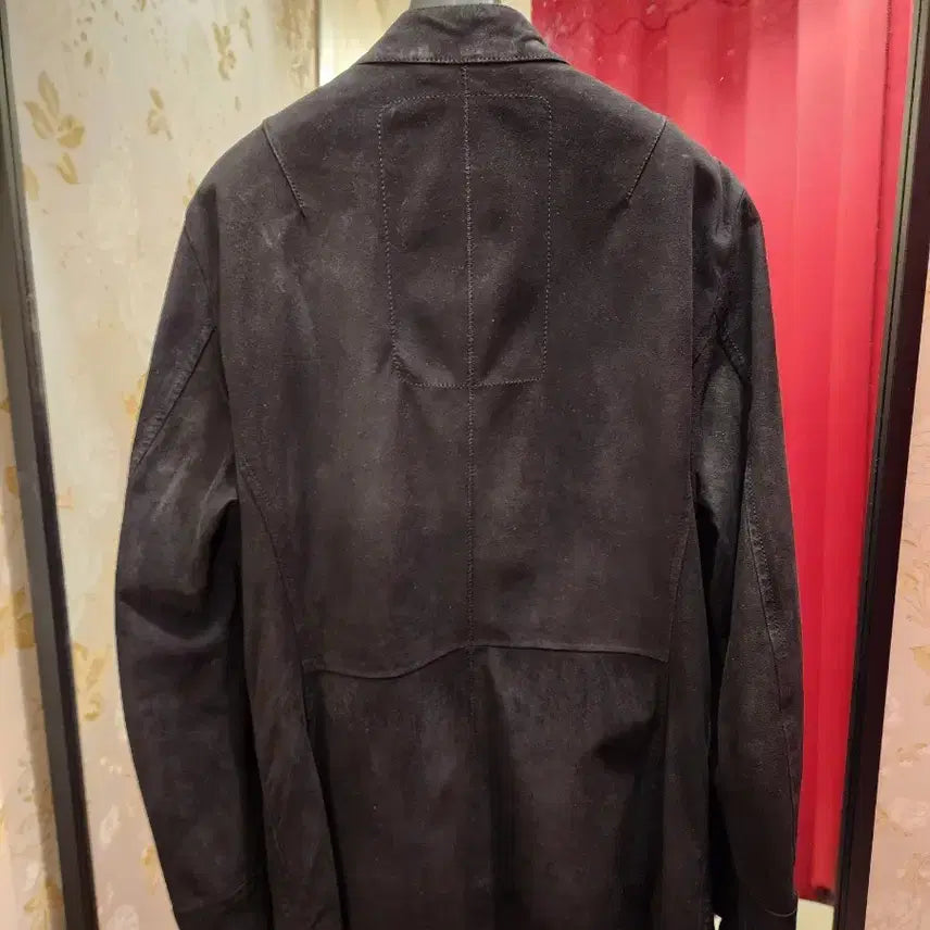 [BUNJANG] Yves Saint Laurent Suede Jacket Black (Size 48) / (정품)입생로랑 스웨이드 남성 자켓 블랙 48사이즈