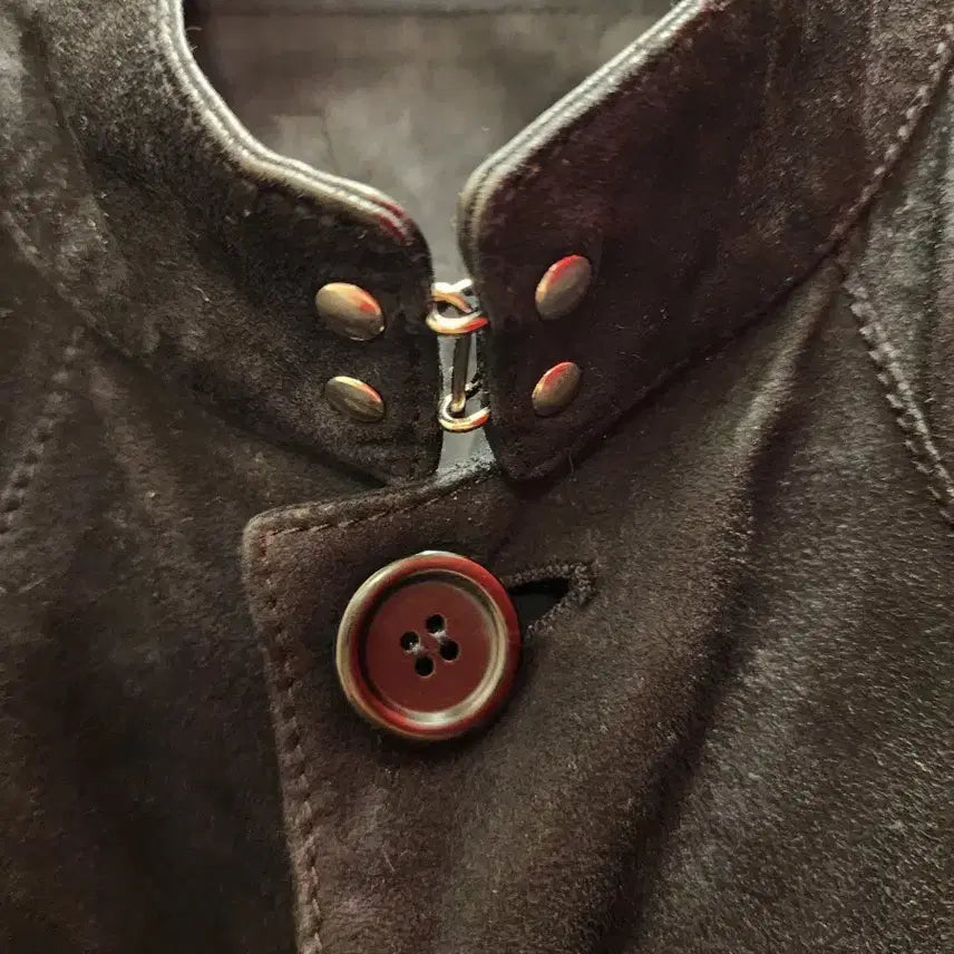 [BUNJANG] Yves Saint Laurent Suede Jacket Black (Size 48) / (정품)입생로랑 스웨이드 남성 자켓 블랙 48사이즈