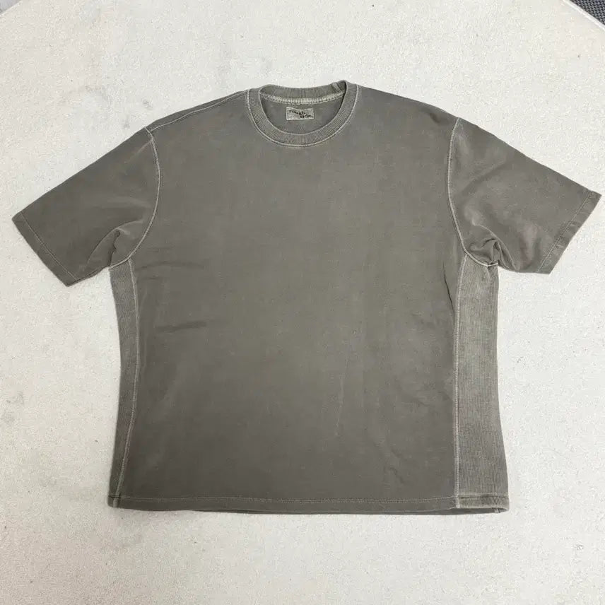 [BUNJANG] Rough Side Vintage Washed Short Sleeve T-Shirt / rough side 빈티지 워싱 반팔 티셔츠 1