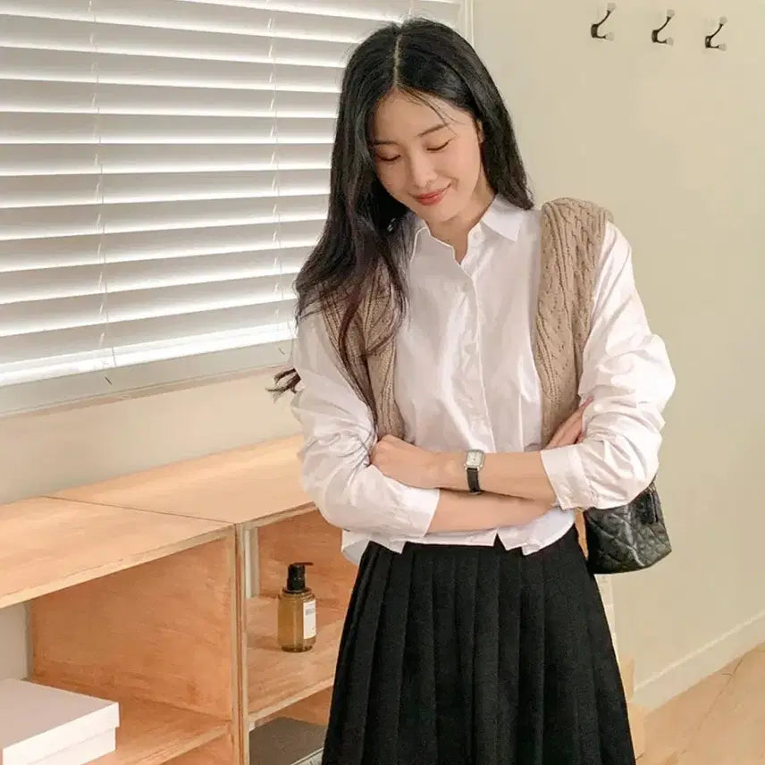 [BUNJANG] Pleated Banned Skirt / 플리츠 밴딩스커트