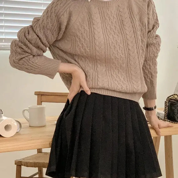[BUNJANG] Pleated Banned Skirt / 플리츠 밴딩스커트