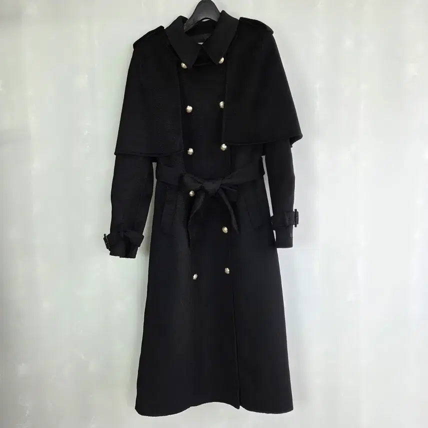 [BUNJANG] Zulog Black Wool Cashmere Handmade Coat / 줄로그 울 캐시미어 블랙 핸드메이드 코트 금장