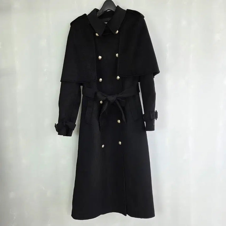 [BUNJANG] Zulog Black Wool Cashmere Handmade Coat / 줄로그 울 캐시미어 블랙 핸드메이드 코트 금장