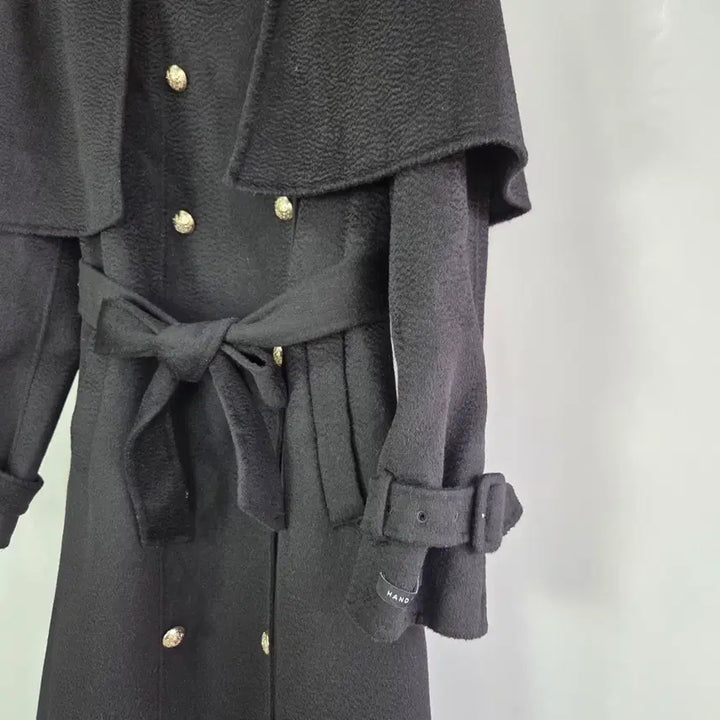 [BUNJANG] Zulog Black Wool Cashmere Handmade Coat / 줄로그 울 캐시미어 블랙 핸드메이드 코트 금장