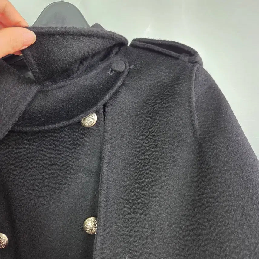 [BUNJANG] Zulog Black Wool Cashmere Handmade Coat / 줄로그 울 캐시미어 블랙 핸드메이드 코트 금장