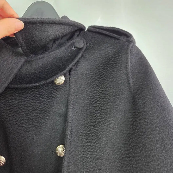 [BUNJANG] Zulog Black Wool Cashmere Handmade Coat / 줄로그 울 캐시미어 블랙 핸드메이드 코트 금장