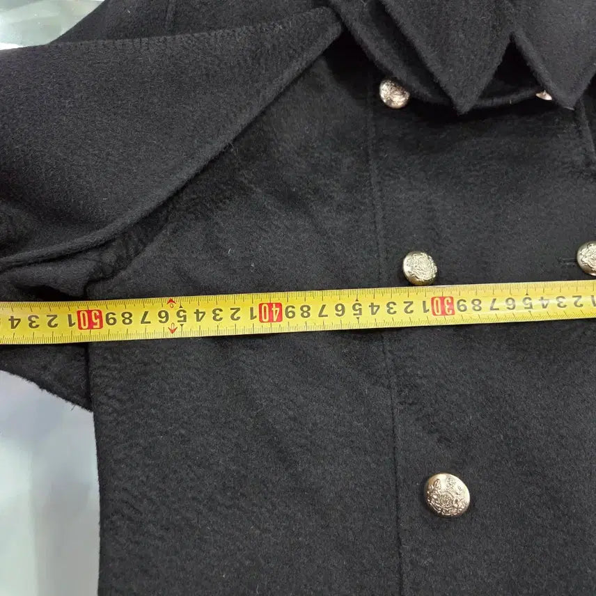 [BUNJANG] Zulog Black Wool Cashmere Handmade Coat / 줄로그 울 캐시미어 블랙 핸드메이드 코트 금장