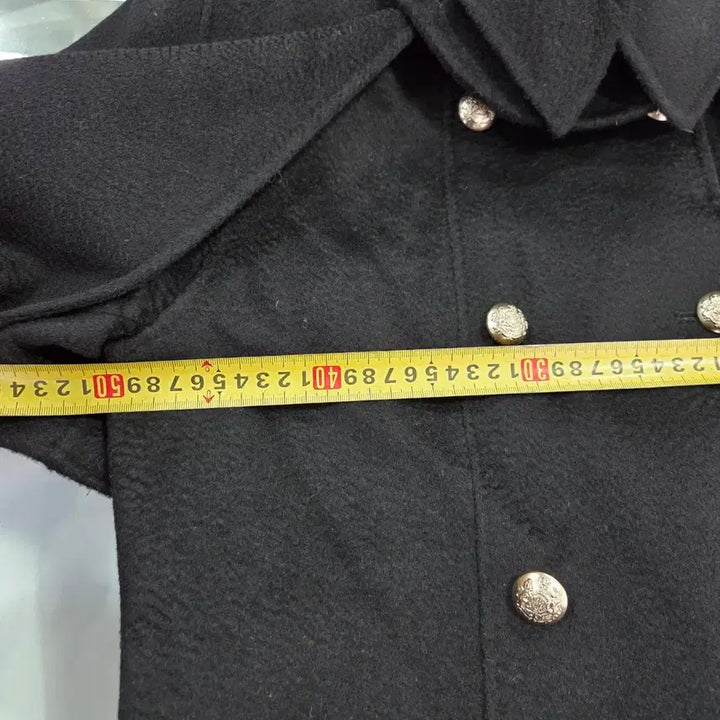 [BUNJANG] Zulog Black Wool Cashmere Handmade Coat / 줄로그 울 캐시미어 블랙 핸드메이드 코트 금장