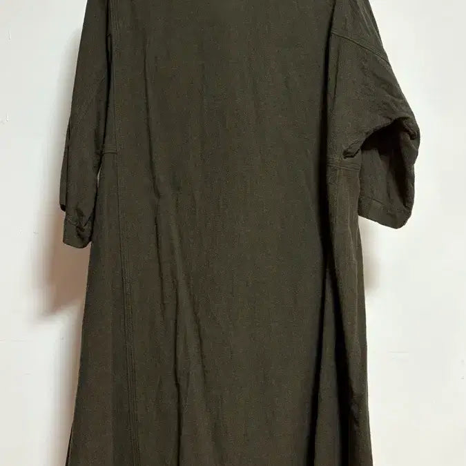 [BUNJANG] Studio Tomboy Brown Short Sleeve Midi Dress / 스튜디오 톰보이 브라운 반팔 원피스