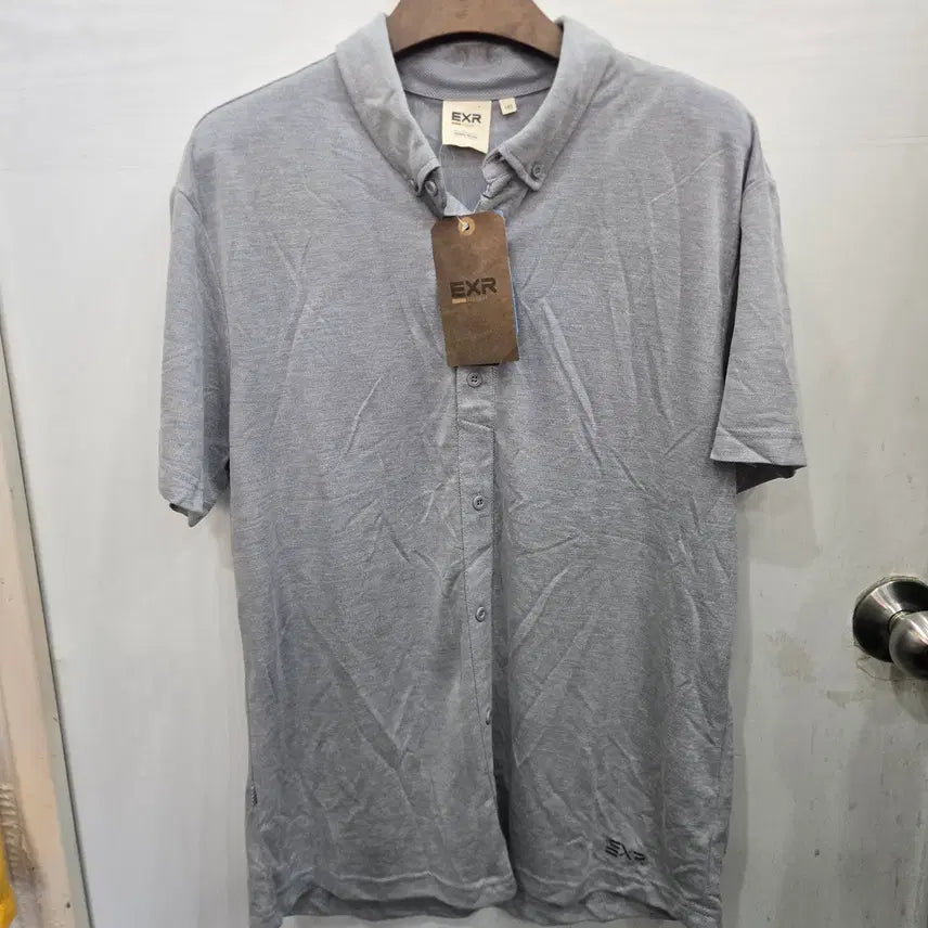 [SOLD OUT] 105,XL,택있는 새상품)) EXR 이엑스알 카라 반팔 셔츠!