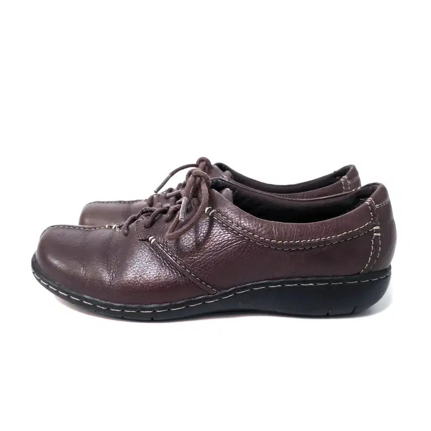 [BUNJANG] Clarks Beals Lace Up Burgundy Shoes / [US7.5] 클락스 비얼즈 레이스업 버건디
