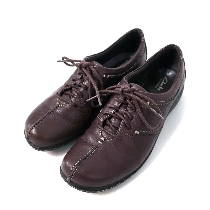 [BUNJANG] Clarks Beals Lace Up Burgundy Shoes / [US7.5] 클락스 비얼즈 레이스업 버건디