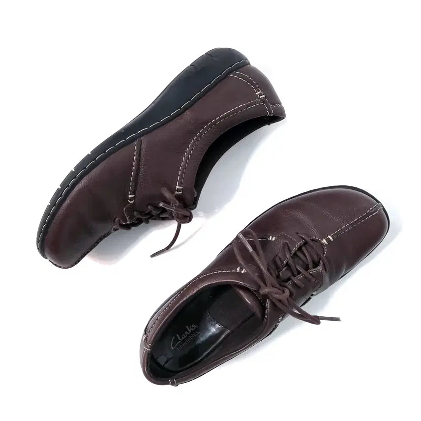 [BUNJANG] Clarks Beals Lace Up Burgundy Shoes / [US7.5] 클락스 비얼즈 레이스업 버건디