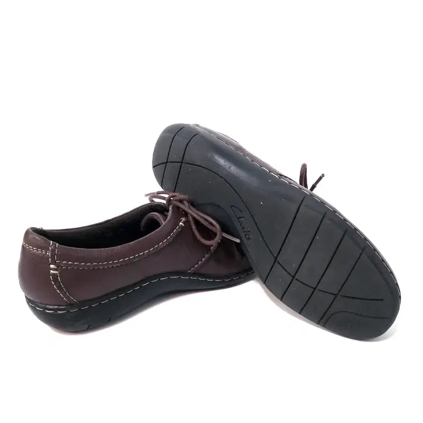 [BUNJANG] Clarks Beals Lace Up Burgundy Shoes / [US7.5] 클락스 비얼즈 레이스업 버건디