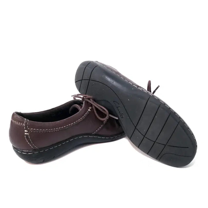 [BUNJANG] Clarks Beals Lace Up Burgundy Shoes / [US7.5] 클락스 비얼즈 레이스업 버건디