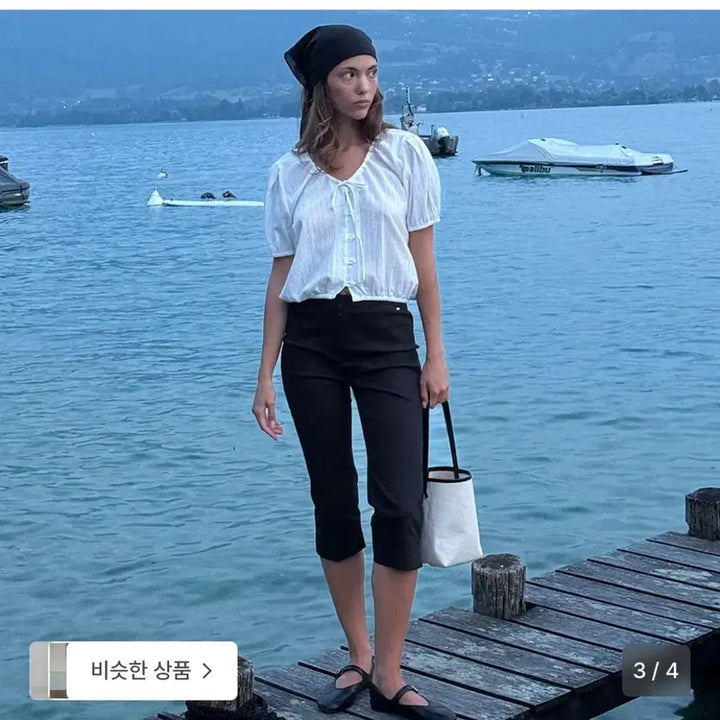 [BUNJANG] ORE Capri Pants (Size S) / 오어ore 카프리 팬츠 s