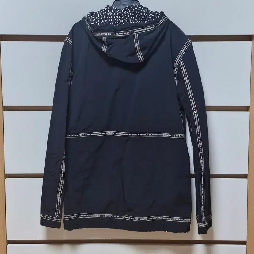 [BUNJANG] Adidas Black Track Hood Jacket / 아디다스 블랙 트랙 후드 자켓