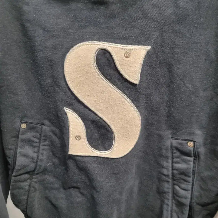 [BUNJANG] SATUR Rivet Applique Hoodie XL / 세터 SATUR 리벳 아플리케 후드티 XL