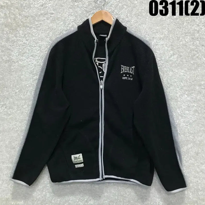 [SOLD OUT] 에버라스트 블랙 플리스 집업 L