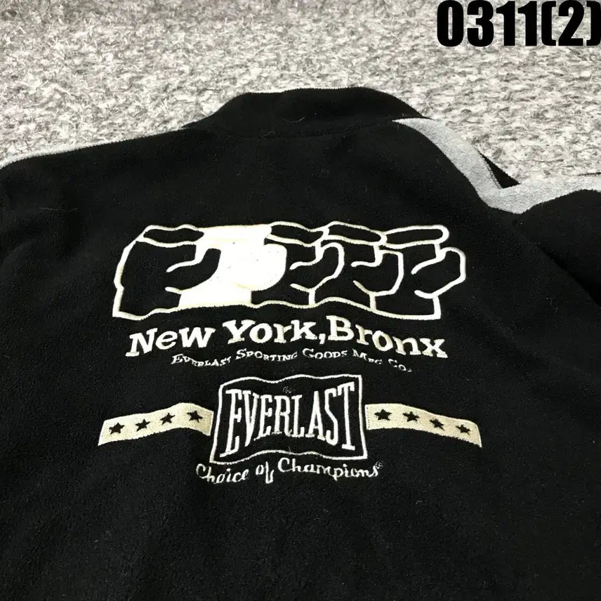 [SOLD OUT] 에버라스트 블랙 플리스 집업 L