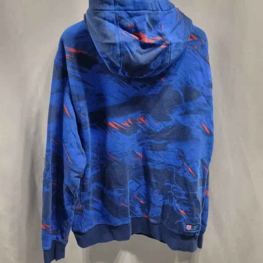 [BUNJANG] Nike Lions Printed Hoodie / 나이키 블루 후드티 LIONS 프린팅