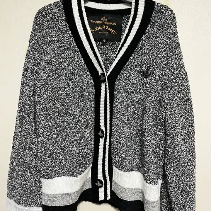 [BUNJANG] Vivienne Westwood Loose Fit Cardigan - Black / 비비안웨스트우드 루즈핏 가디건 블랙