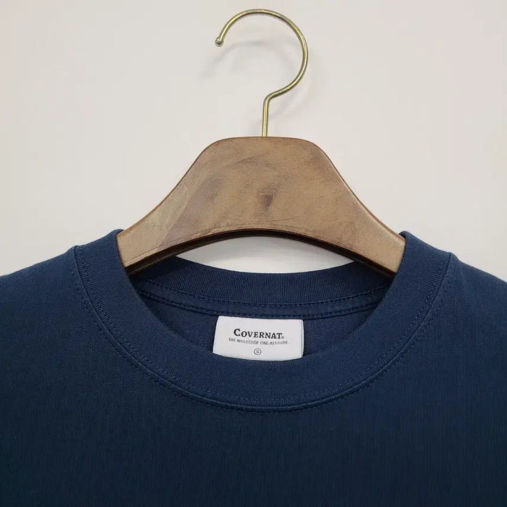 [BUNJANG] Covernat C Logo Short Sleeve T-Shirt Navy / 커버낫 C 로고 반팔 티셔츠 네이비/2024ss/S/앨리스/574