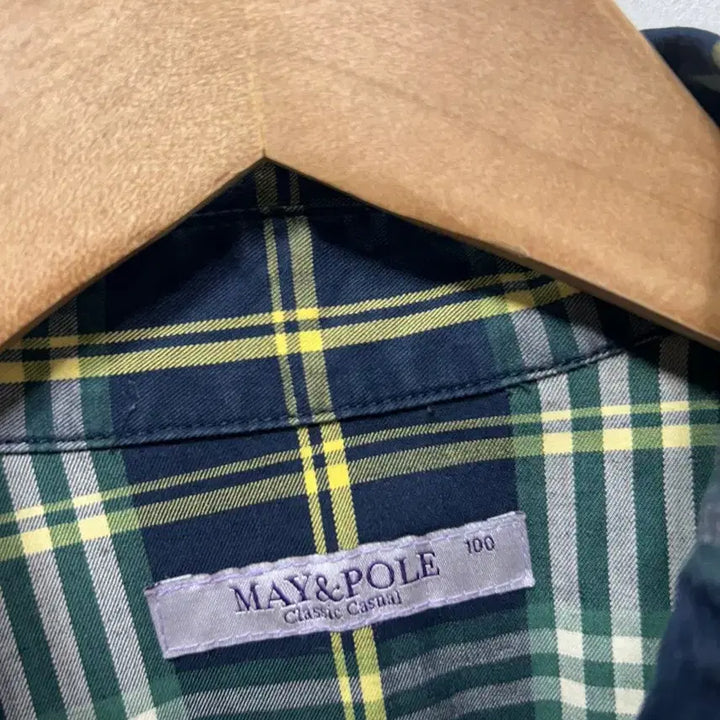 [BUNJANG] MAY&amp; POLE Waterfield Check Shirt Dress (L) / MAY&amp; POLE 워터필드 체크 셔츠 원피스 L